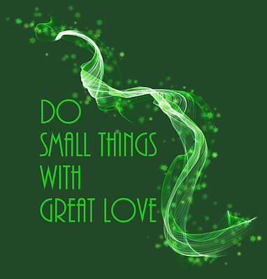Louis Armstrong - Do Small Things With Great Love Green Theme by Johanna Hurmerinta