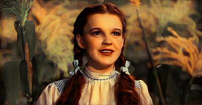 Fantasy Mixed Media - Dorothy of the Wizard of Oz by Teresa Trotter