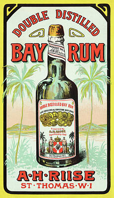 Drawings - Double distilled bay rum by Viggo Moller