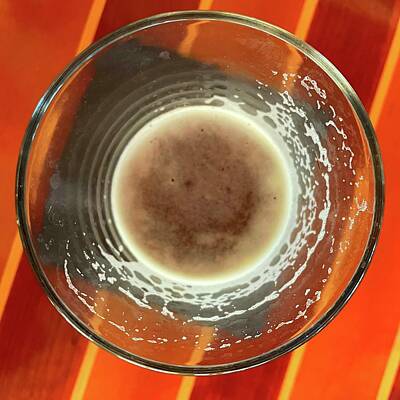 Beer Photos - Down the Hatch Beer Abstract by Bill Swartwout