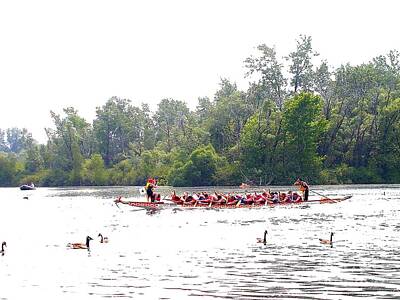 Celebrities Rights Managed Images - Dragon Boat Racing Toronto 2000s Archive 101 Royalty-Free Image by Select Photos