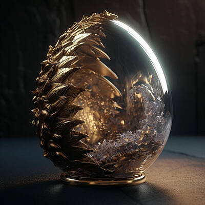 Negative Space Rights Managed Images - Dragon egg 4 Royalty-Free Image by Sotiris Filippou