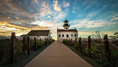 Landscapes Royalty-Free and Rights-Managed Images - Dramatic Lighthouse by American Landscapes