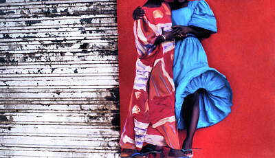 Joe Hamilton Baseball Wood Christmas Art - Dresses in a Senegal Breeze by Wayne King