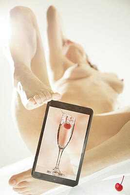 Martini Royalty-Free and Rights-Managed Images - Drink Pink by Dario Impini