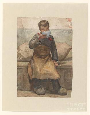 Interior Designers Rights Managed Images - Drinking boy, Jan Veth, 1874 - 1925 Royalty-Free Image by Shop Ability