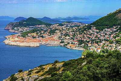 Abtracts Laura Leinsvencner Royalty Free Images - Dubrovnik City and Dalmation Coast Royalty-Free Image by Clyn Robinson