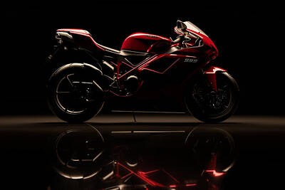 Sports Digital Art - Ducati 999 by Tim Hill