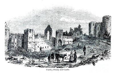 Cowboy - Dudley Priory and Castle e1 by Historic illustrations