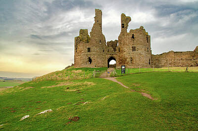 Royalty-Free and Rights-Managed Images - Dunstanburgh Castle by Smart Aviation