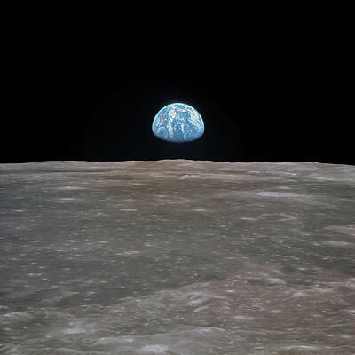 Royalty-Free and Rights-Managed Images - Earthrise  by Bill Anders