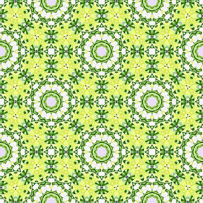 Granger Rights Managed Images - Easter Florals Kaleidoscope 13 Royalty-Free Image by Maria Keady