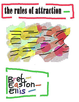 Beach Drawings - Easton Ellis Attraction Poster by Paul Sutcliffe
