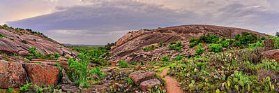 Cargo Boats Rights Managed Images - Echo Canyon Trail at Enchanted Rock State Natural Area - Fredericksburg Texas Hill Country Royalty-Free Image by Silvio Ligutti