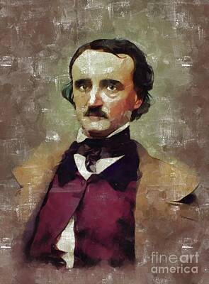 Fire Engine - Edgar Allan Poe, Author by Esoterica Art Agency