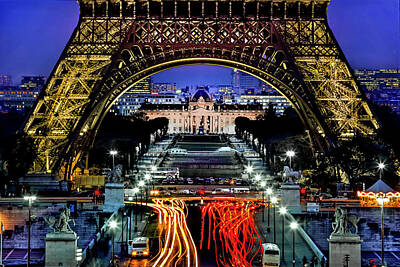 Easter Egg Hunt Royalty Free Images - Eiffel Tower, Twilight, Paris, France Royalty-Free Image by Glen Allison