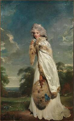 Vintage Buick - Elizabeth Farren born about 1759, died 1829, Later Countess of Derby 1790 Sir Thomas Lawrence Britis by Arpina Shop