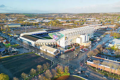 Sports Royalty-Free and Rights-Managed Images - Elland Road From The Air by Airpower Art