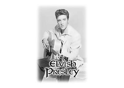 Bruce Springstein - Elvis Presley by Augustine R Silvis