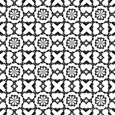 Digital Art - Embroidery pattern by Gaspar Avila