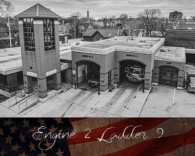 Egon Schiele - Engine 2 Ladder 9 by John Angelo Lattanzio