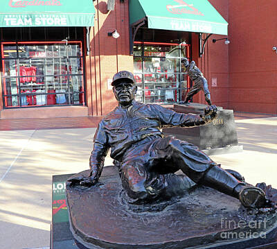 Baseball Royalty Free Images - Enos Slaughter St. Louis Cardinals 4844 Royalty-Free Image by Jack Schultz