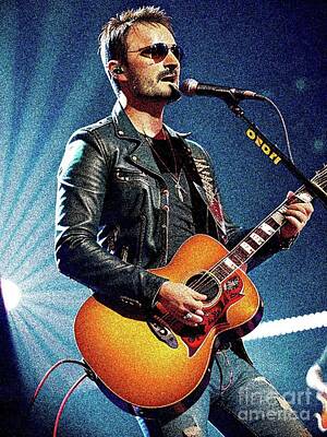 College Town - Eric Church, Music Star by Esoterica Art Agency