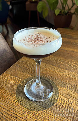 Martini Royalty-Free and Rights-Managed Images - Espresso Martini 4013 by Jack Schultz