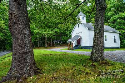 Mountain Photos - Eureka United Methodist Church by Thomas R Fletcher