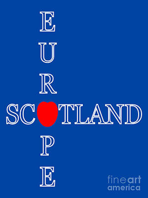 Maps Maps And More Maps - Europe And Scotland Design by Douglas Brown