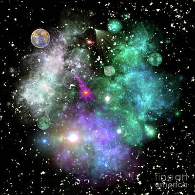Recently Sold - Science Fiction Rights Managed Images - Far out Galaxy Royalty-Free Image by CJ