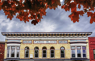 Mother And Child Animals - Fargo Block historic building - downtown Lake Mills Wisconsin by Peter Herman