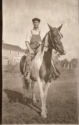 World War 1 Propaganda Posters - Farm youth on horse by Artistic Rifki