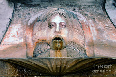 Giuseppe Cristiano Royalty Free Images - Fear of the Soul Water Fountain Royalty-Free Image by Wernher Krutein