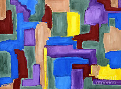 Airplane Paintings Royalty Free Images - Abstract 184 Royalty-Free Image by Patrick J Murphy
