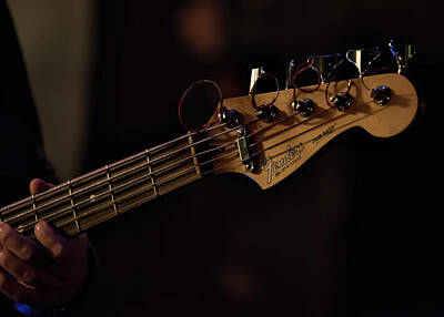 Musicians Photo Royalty Free Images - Fender Jazz Bass Royalty-Free Image by Fon Denton
