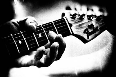 Music Photos - Fender Strat by Bob Orsillo