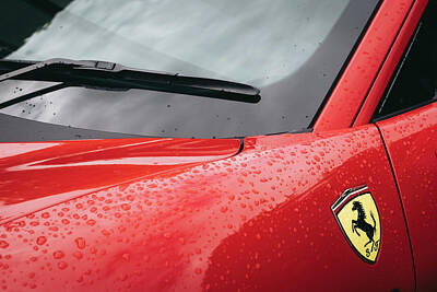 Royalty-Free and Rights-Managed Images - Ferrari F8 Tributo Detail by Dave Bowman