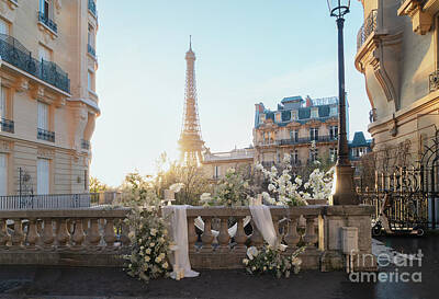 Paris Skyline Photos - Festive Paris Street by Anastasy Yarmolovich