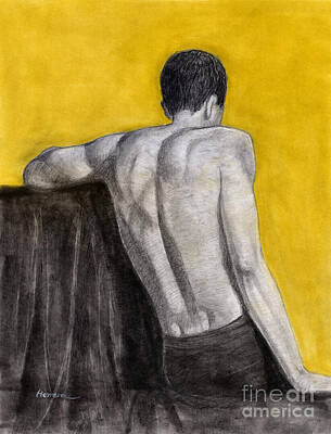 Gustav Klimt - Gray and Butterscotch by Hailey E Herrera