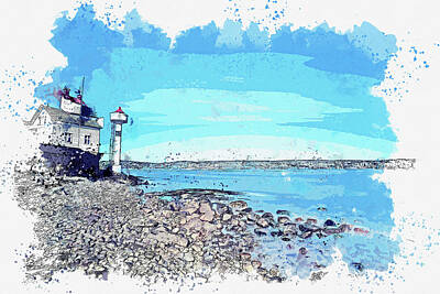Royalty-Free and Rights-Managed Images - .Filtvet Lighthouse by Celestial Images