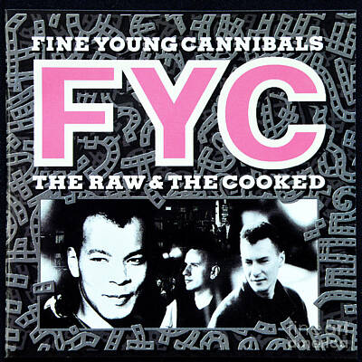 Rock And Roll Rights Managed Images -  Fine Young Cannibals the raw and the cooked album cover Royalty-Free Image by David Lee Thompson
