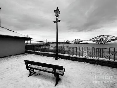 Queen - Firth of Forth Queensferry in Monochrome pr007 by Douglas Brown