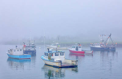 Recently Sold - Transportation Photos - Fishing Boats at Marshfield Town Landing by Juergen Roth
