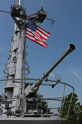 Periodic Table Of Elements - Flag and Deck Gun by Buck Buchanan