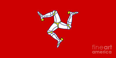 Target Threshold Nature - Flag Of The Isle Of Man by Bigalbaloo Stock