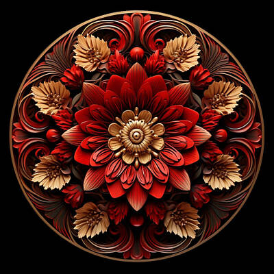 Floral Digital Art - Floral  by EML CircusValley