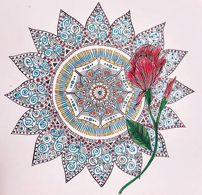 Everett Collection - Floral Mandala by Erica Mathers