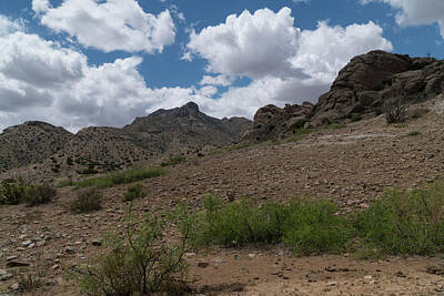 Civil War Art - Florida Mountains scenic in southwest New Mexico. by Mike Helfrich