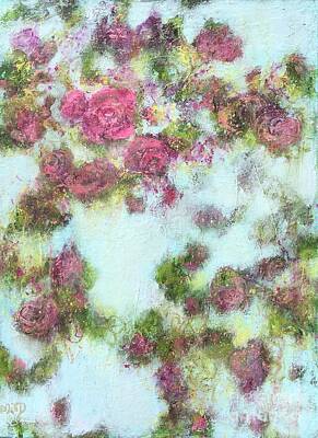 Modigliani - Flowerfall III by Leslie Dobbins